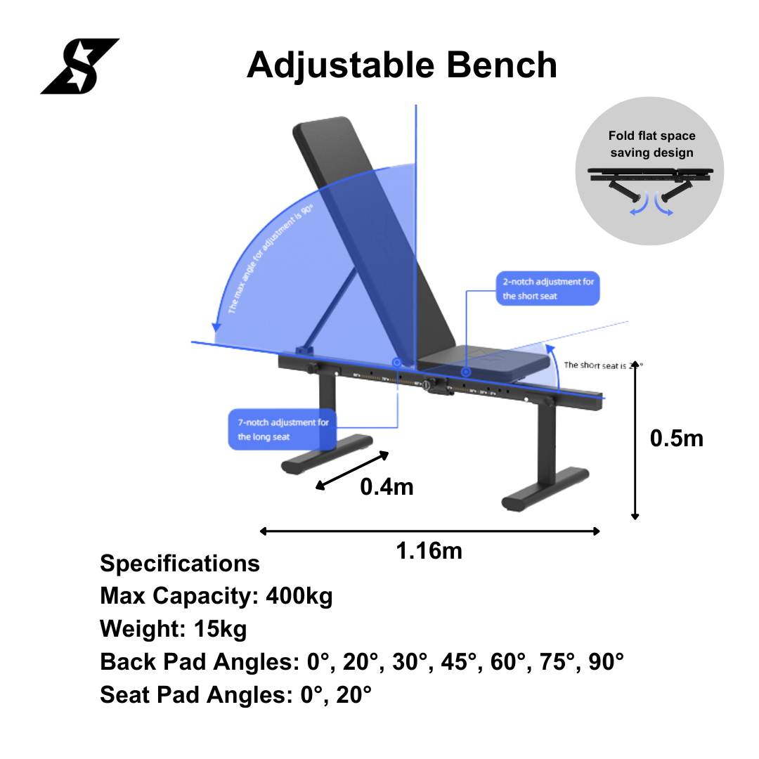 Speediance Adjustable bench